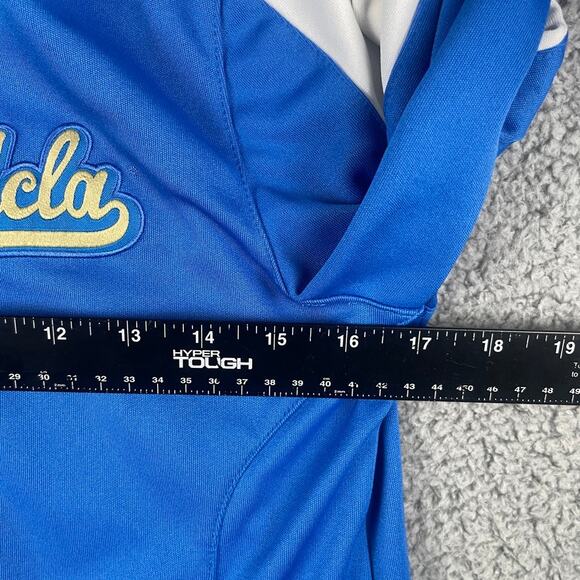 Adidas UCLA Women's Small Blue Gold ClimaLite Bruins Long Sleeve Track Jacket - Picture 8 of 12